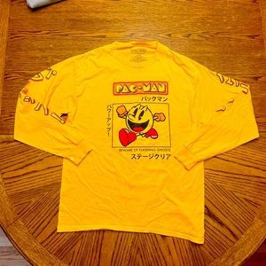 Pacman Long Sleeve Graphic T Shirt